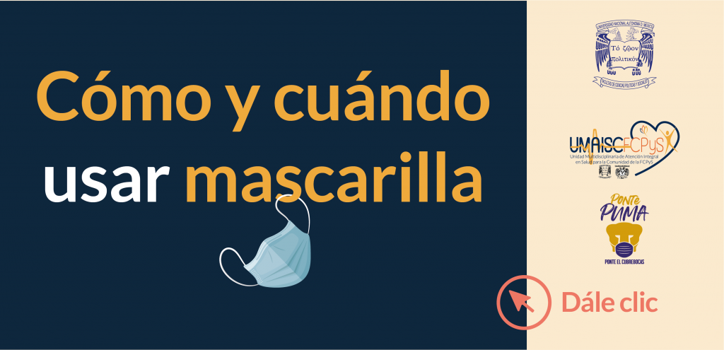 Banner cómo y cuándo usar mascarilla
